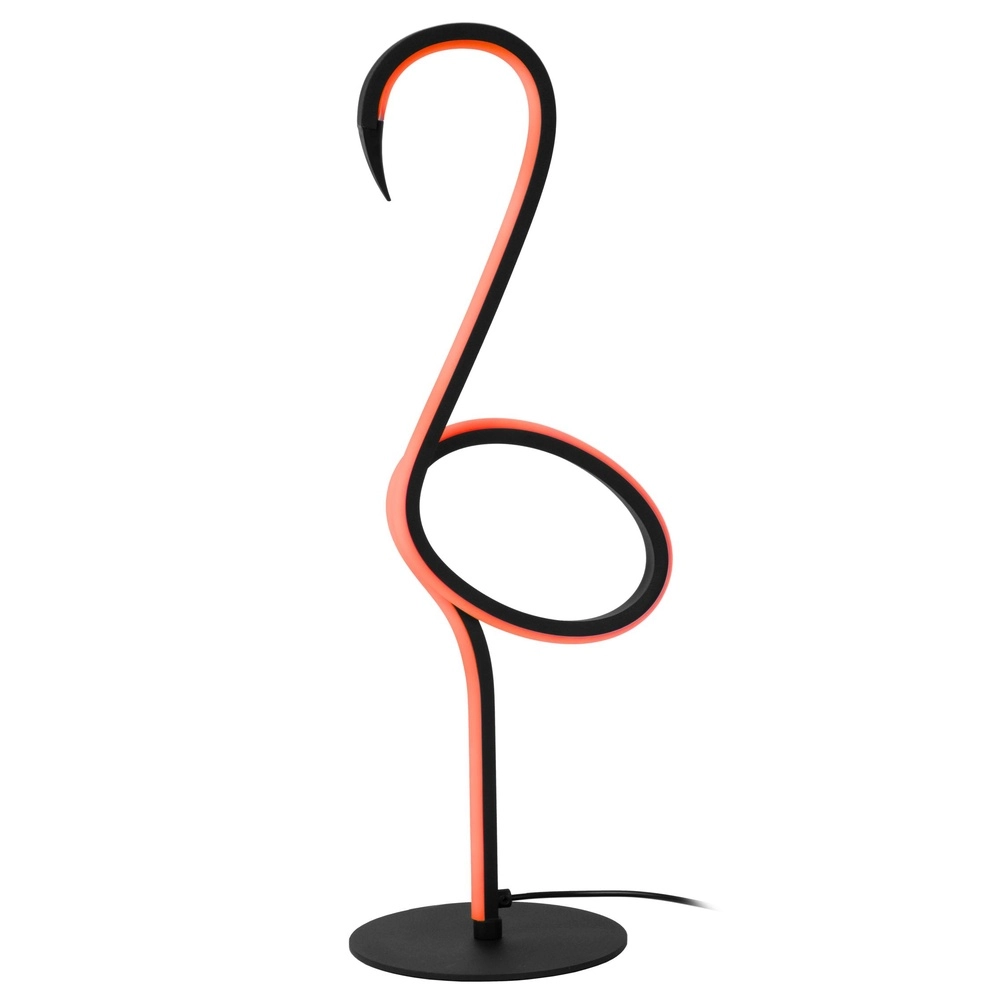 Tafellampje Flamingo zwart Lucide 5411212051745