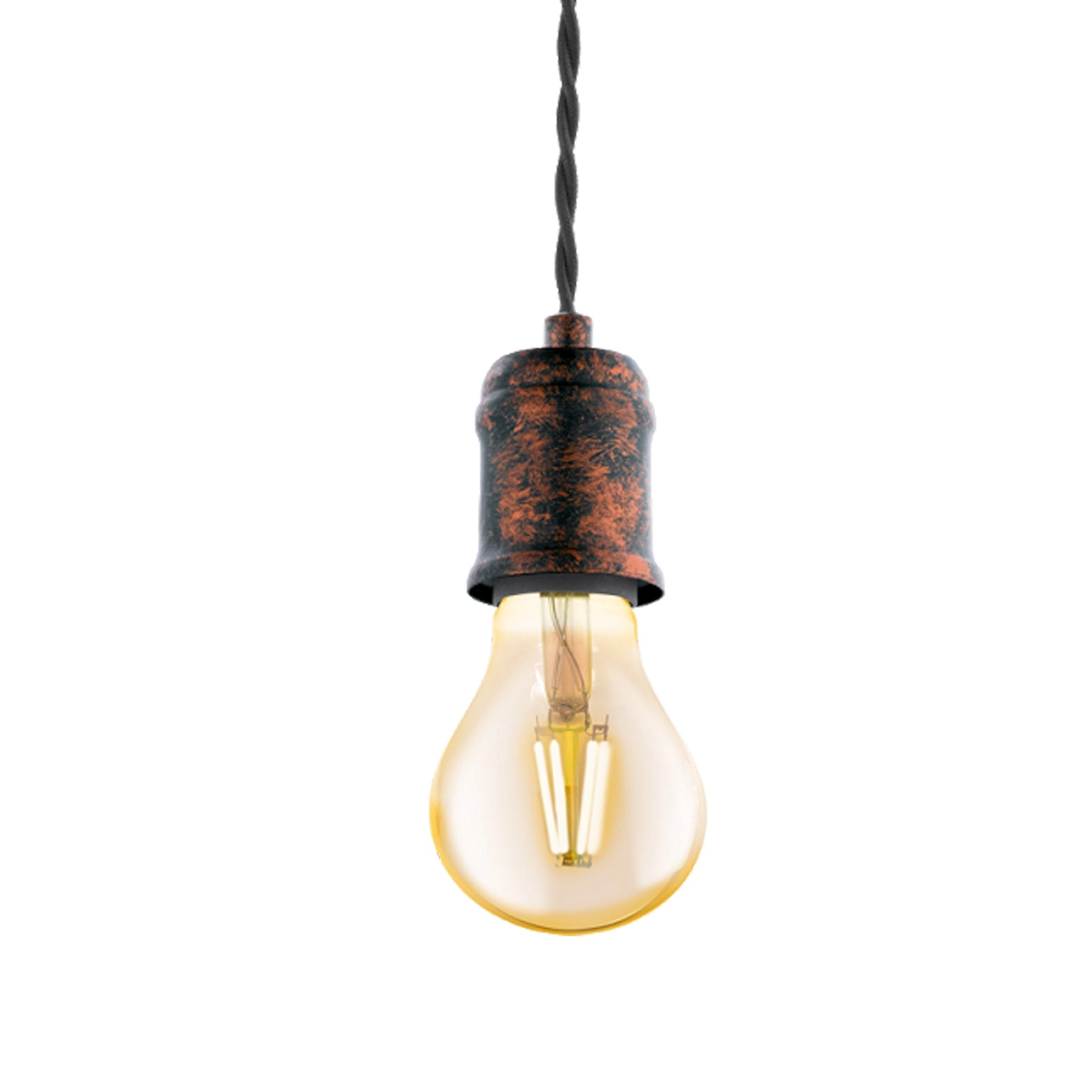 Bruin gevlamde hanglamp Yorth pendel Bruin gevlamde hanglamp Yorth pendel
