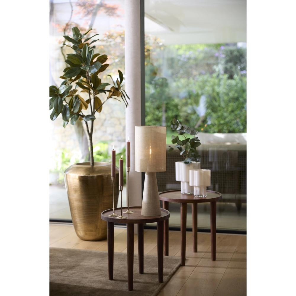 Boucle schemerlamp Micky 58cm - olijfgroen Light & Living 8717807761141