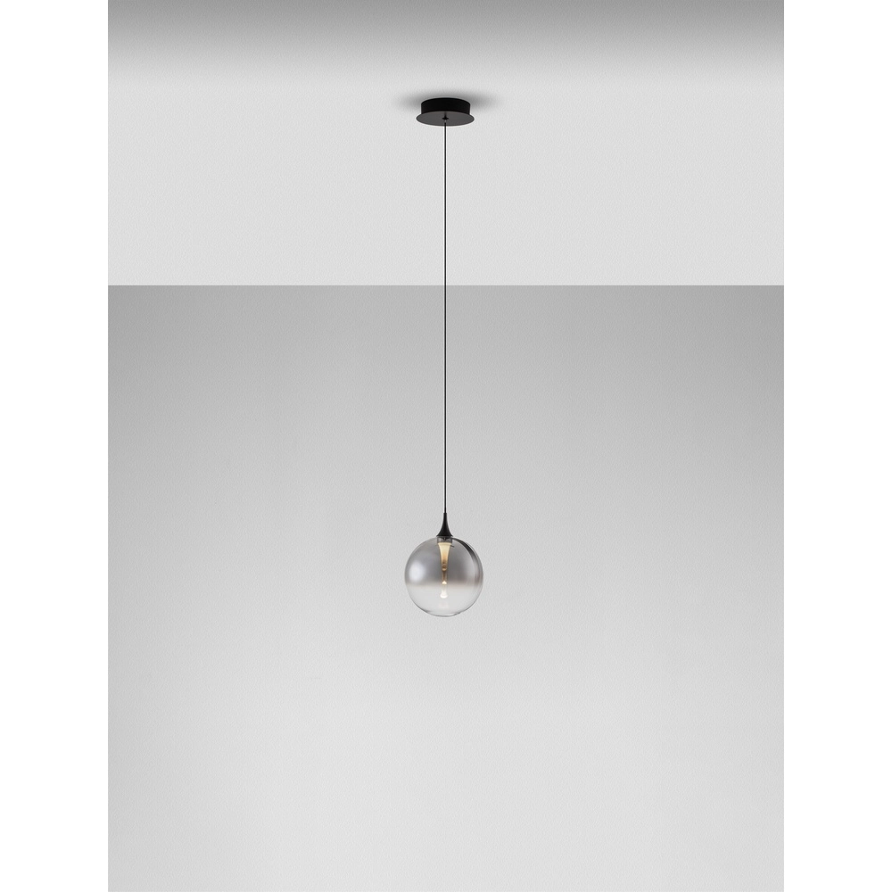 Pendant lamp Orenda Single smoke glass Lyora 5212017477606