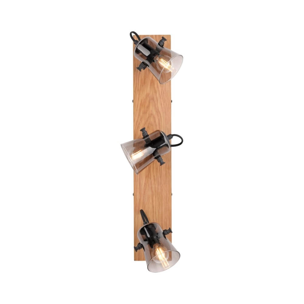 Plafondlamp Green Langstrom hout 3-lichts Just Light 4043689994884