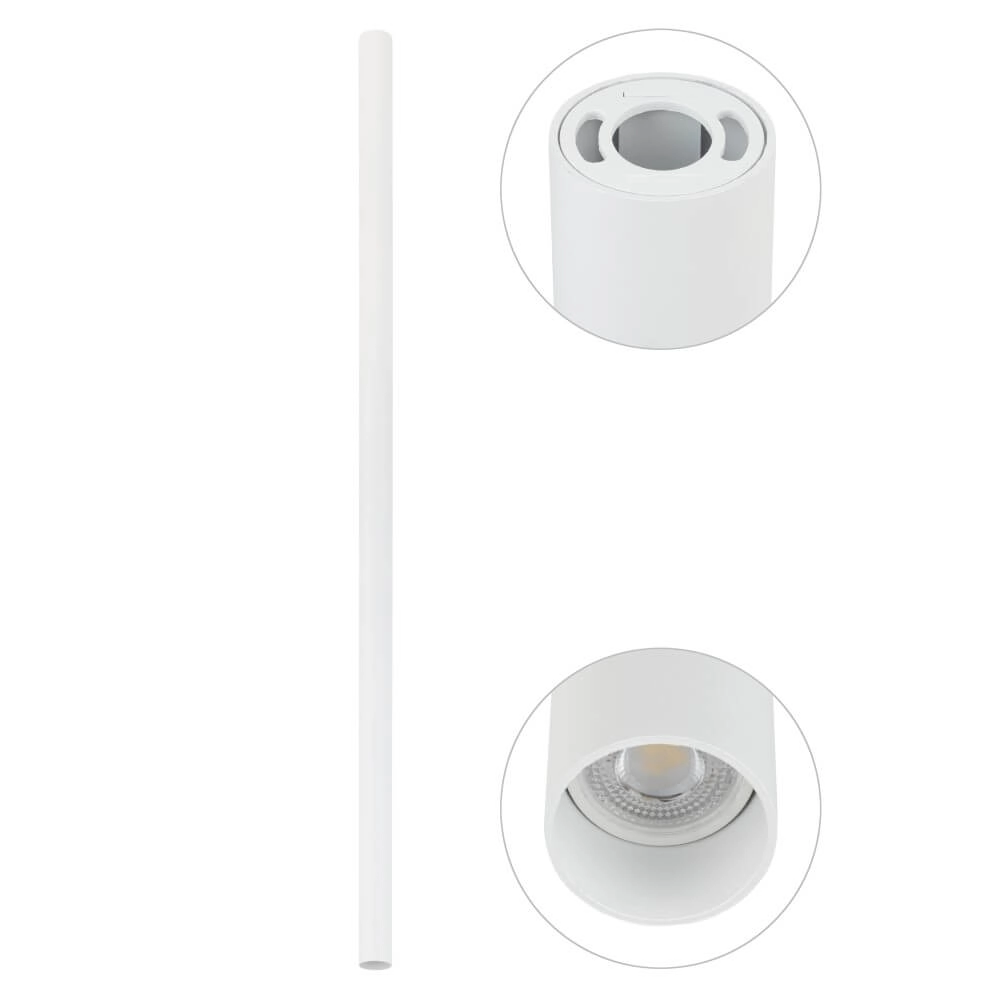 Lange opbouwspot Fourty XL 110cm - wit Lyora 5903139108249