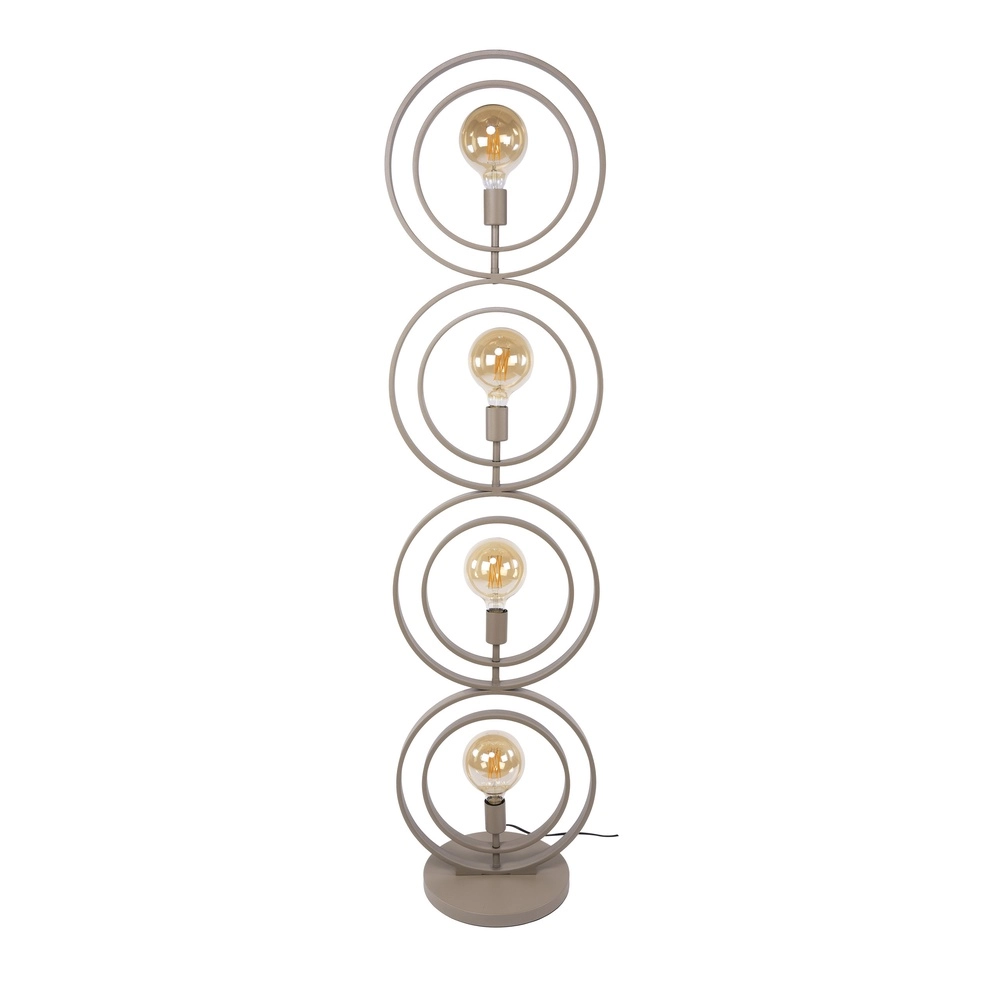 4-lichts zand vloerlamp Turn E27 - Ø 40cm Lyora 8716803513099
