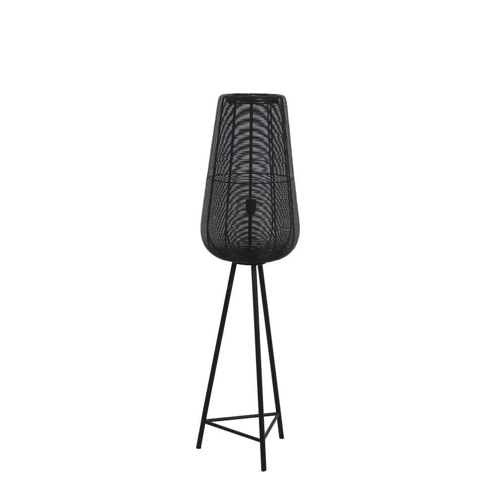 Tripod vloerlamp Adeta zwart Light & Living 8717807601287