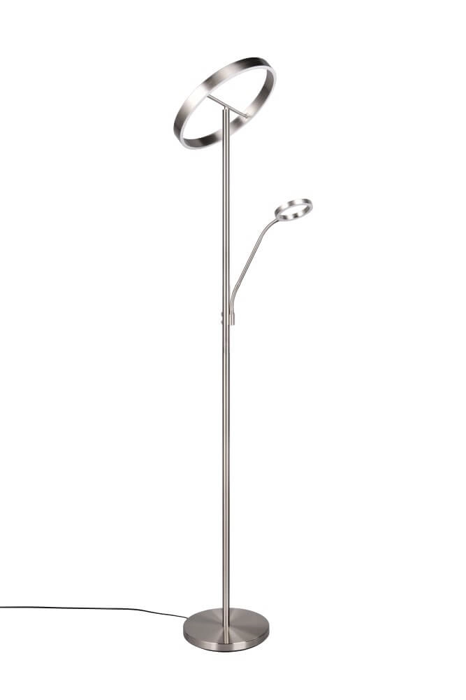 Design leeslamp Willis RVS - 180cm Trio 4017807618129