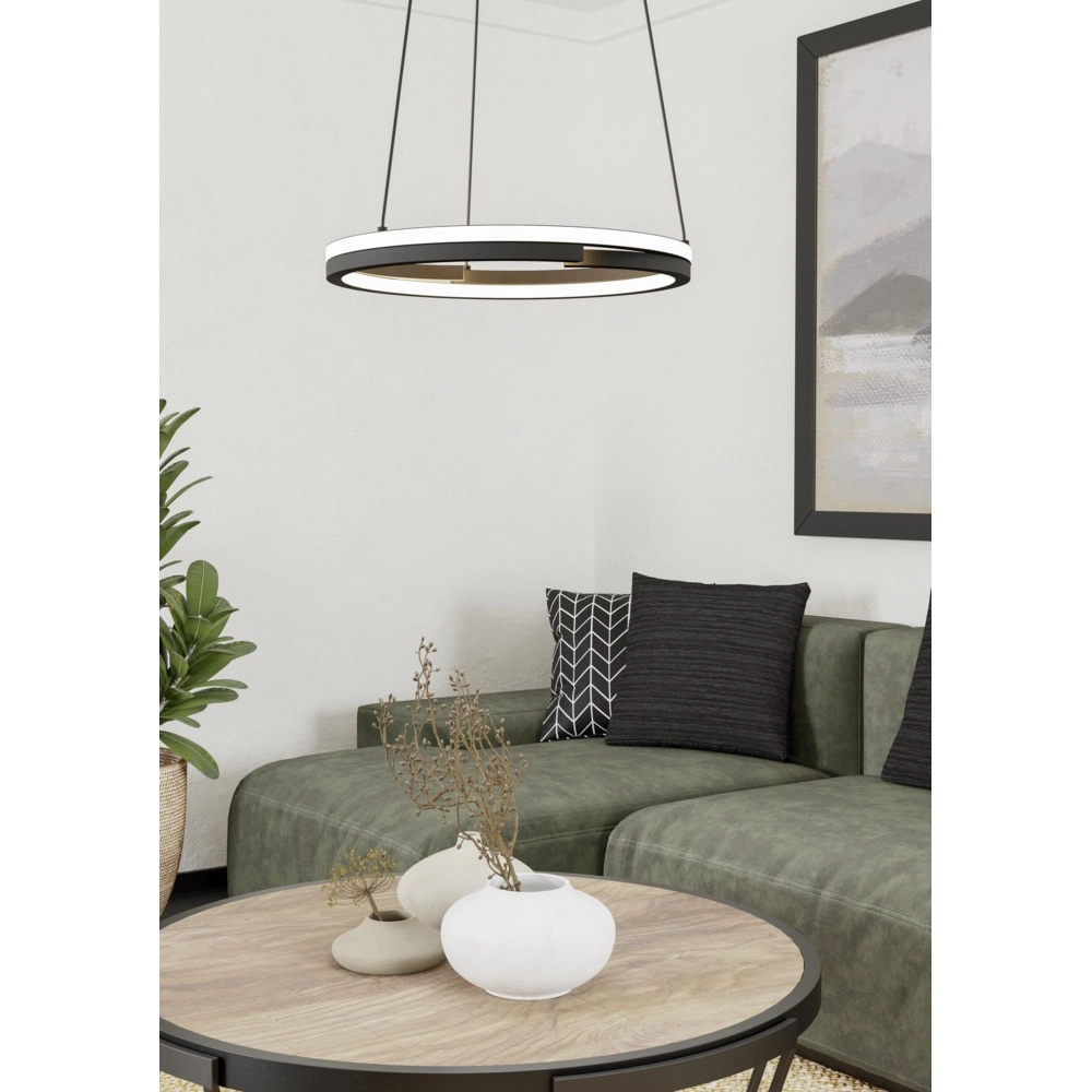Hanglamp Mezzomonte zwart Eglo 9008606360192