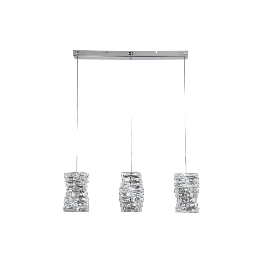 Hanglamp Modena chroom 3-lichts Searchlight 5053423304120