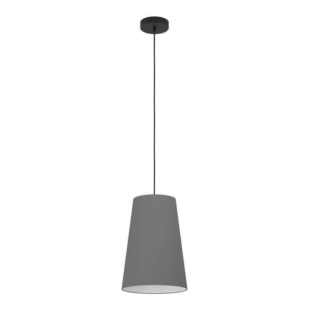 Hanglamp Petrosa met grijze kap