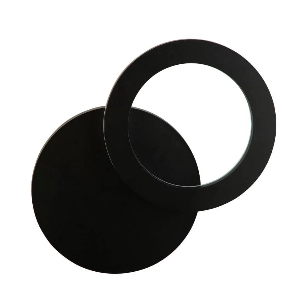 Zwarte wandlamp Hyde Ø 21cm Searchlight 5053423271712