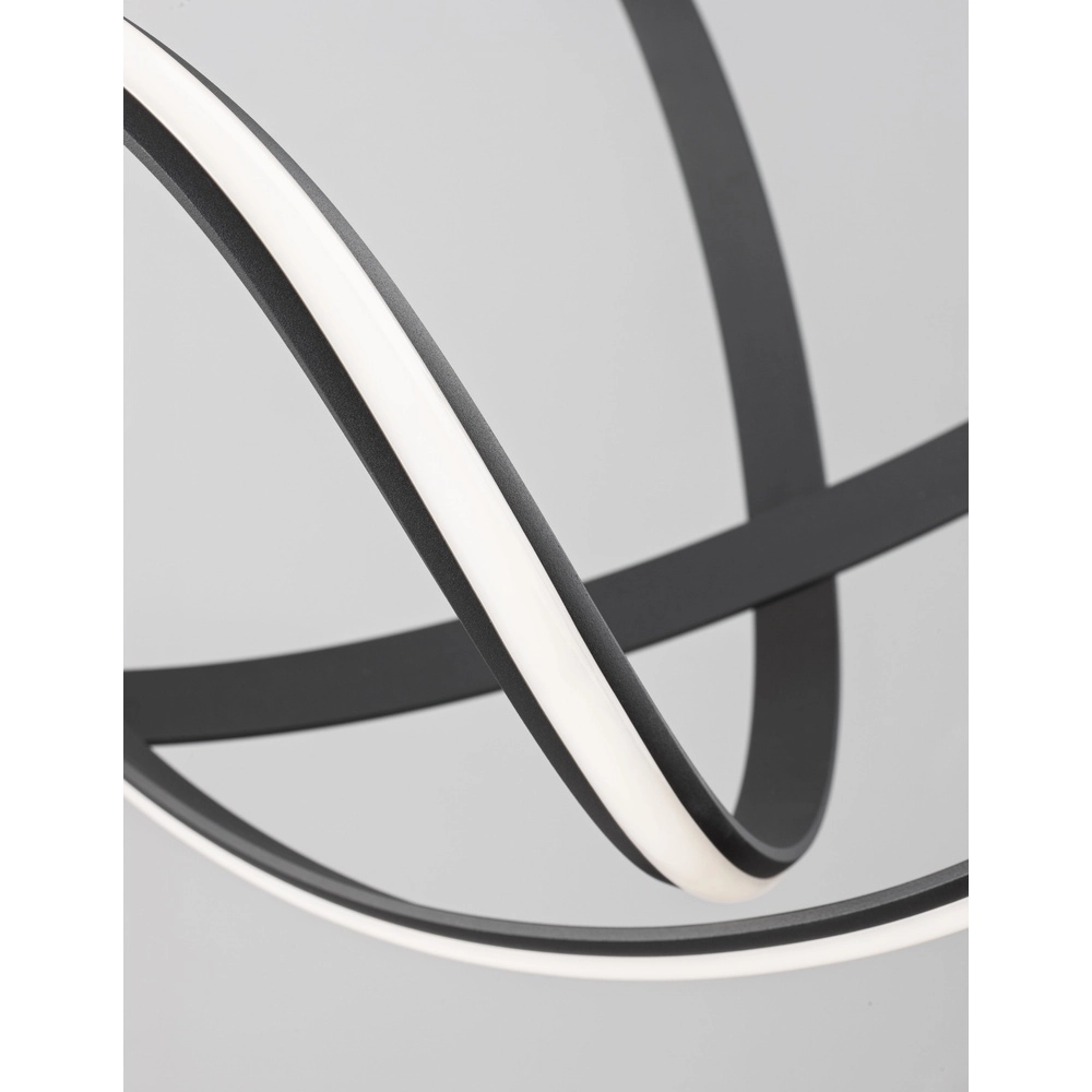 Design hanglamp Apus zwart Ø 70cm Lyora 5212017419774