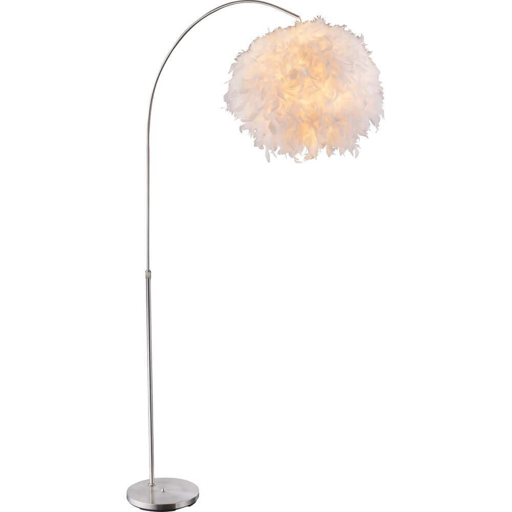 Witte vloerlamp Katunga Ø 45cm