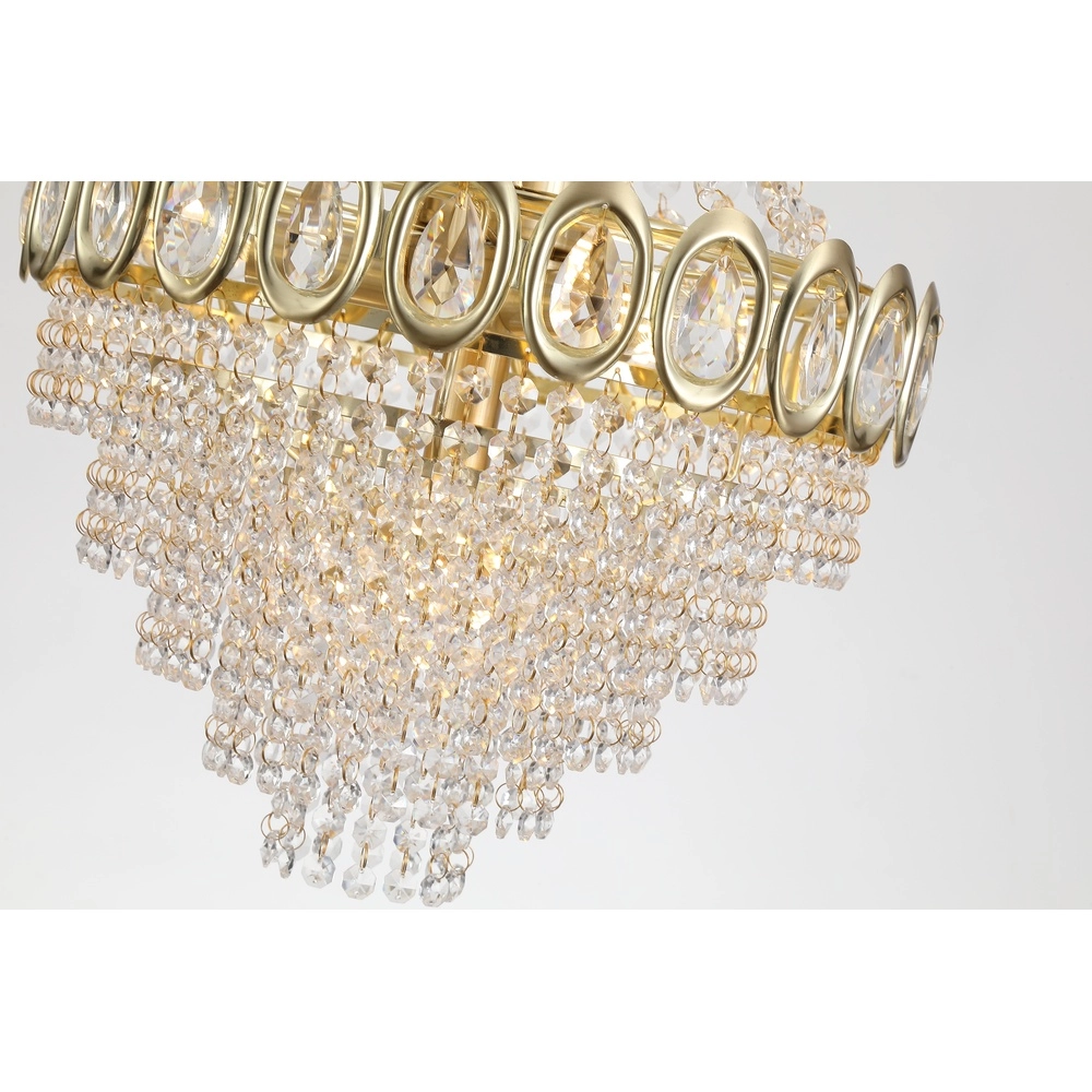 Kroonluchter Louis goud Ø 40cm Searchlight 5053423274607