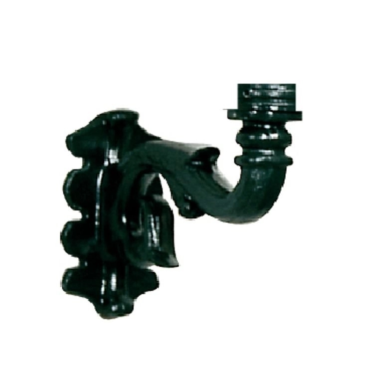 Steun nostalgische stijl Hoorn zwart