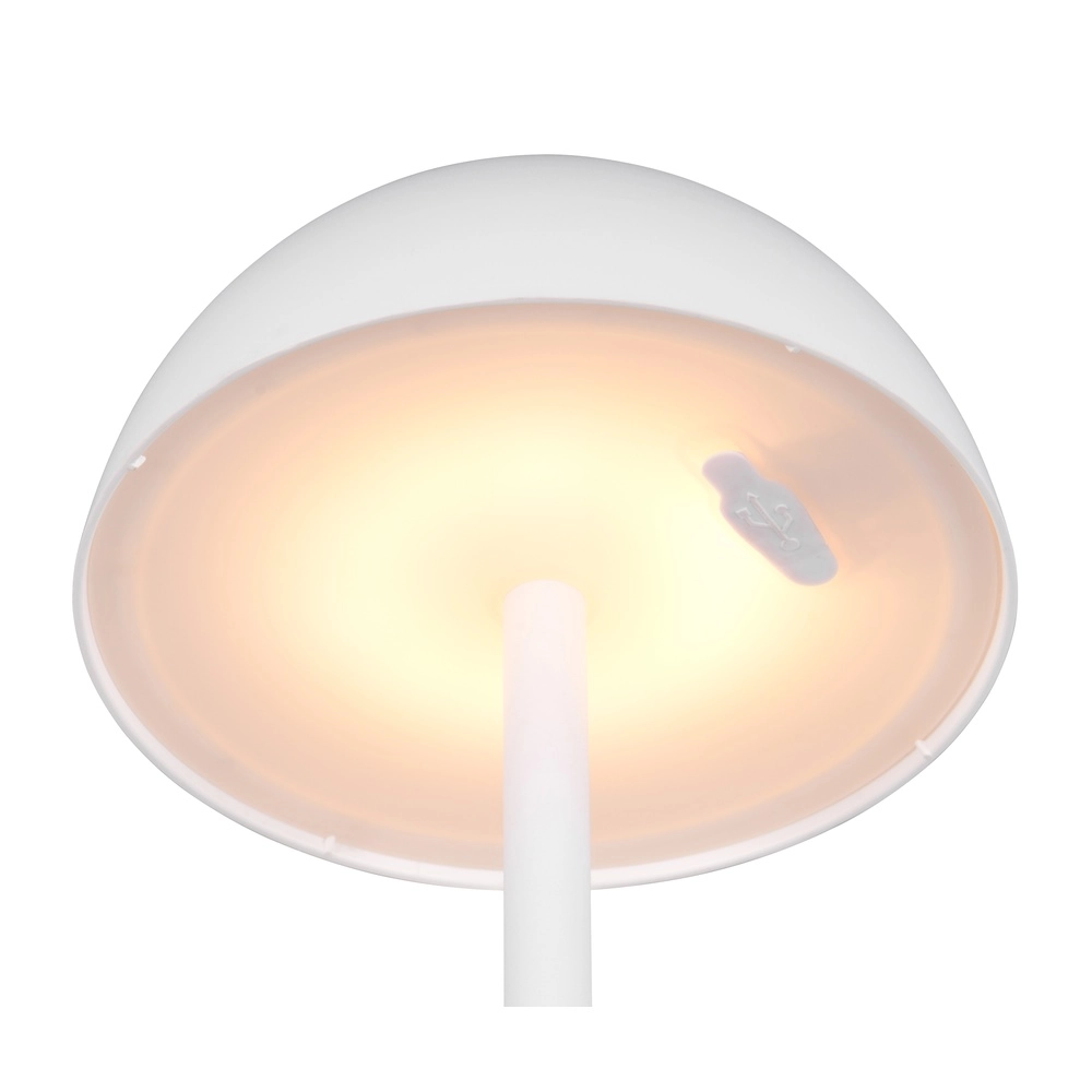 Tafellampje Ricardo wit Ø 13,5cm Trio 4017807601787