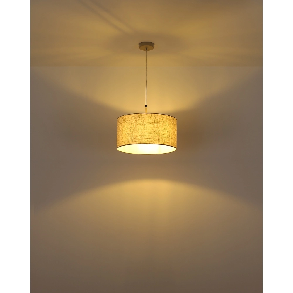 Hanglamp Deleon zand bruin Ø 40cm Globo 9007371575909