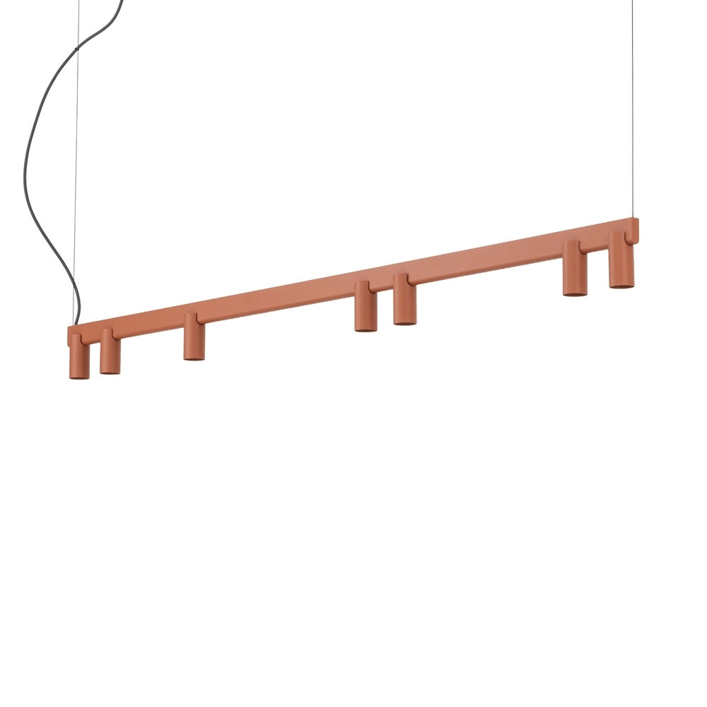 Design hanglamp Fourty 7-lichts terracotta
