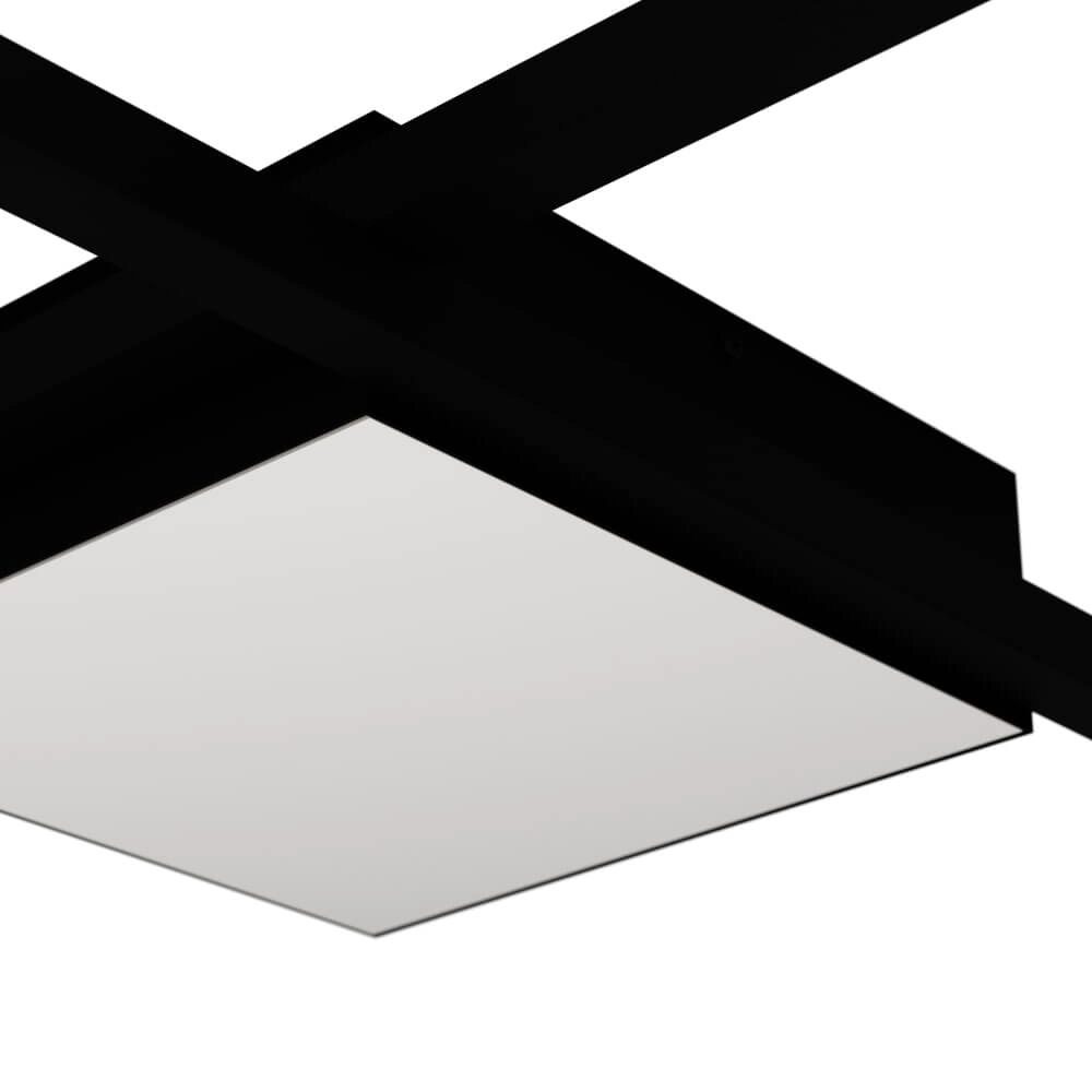 Led plafonnière Viareggio zwart Stars of Light 9002759396893