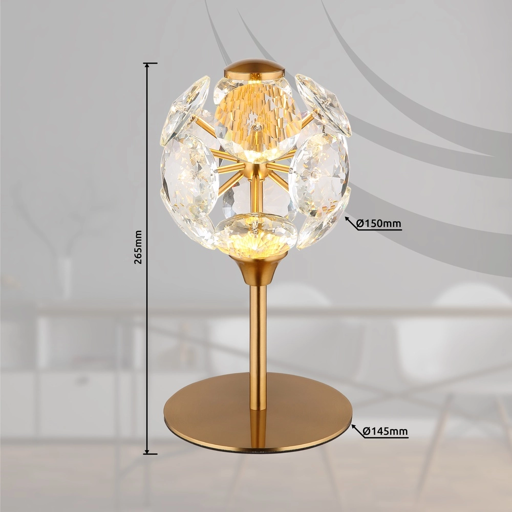 Tafellamp Virina goud Globo 9007371458622