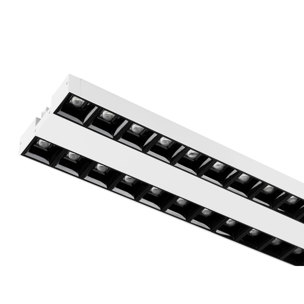 Rail armatuur 57,4cm Sight Evo dubbel 3-fase wit 3000K SLV 4024163318723