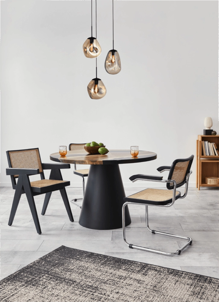 Pendel hanglamp Lava 3x goud glas Masterlight 8718121286426