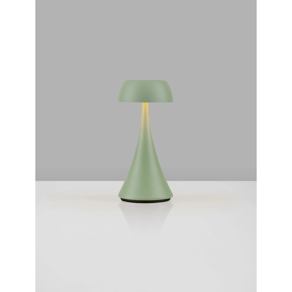 Tafellamp Ycro olijfgroen met USB Tafellamp Ycro olijfgroen met USB