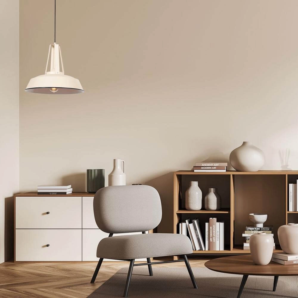 Hanglamp Eden crème Ø 42cm Steinhauer 8712746178708