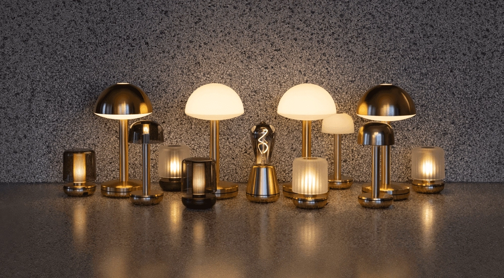 Oplaadbare tafellamp Firefly bronze smoked Humble 6097522865846