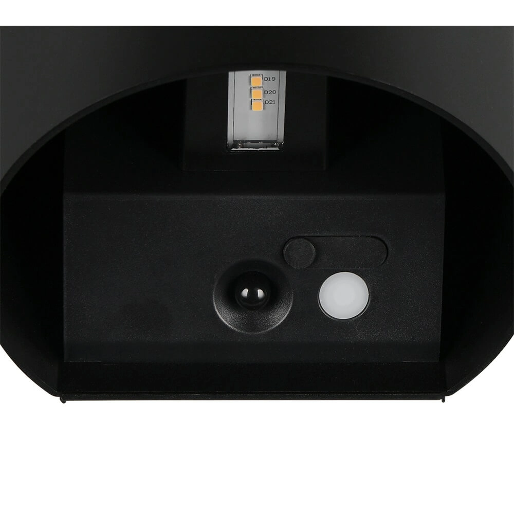 Oplaadbare wandlamp Genie zwart met sensor Trio 4017807636321