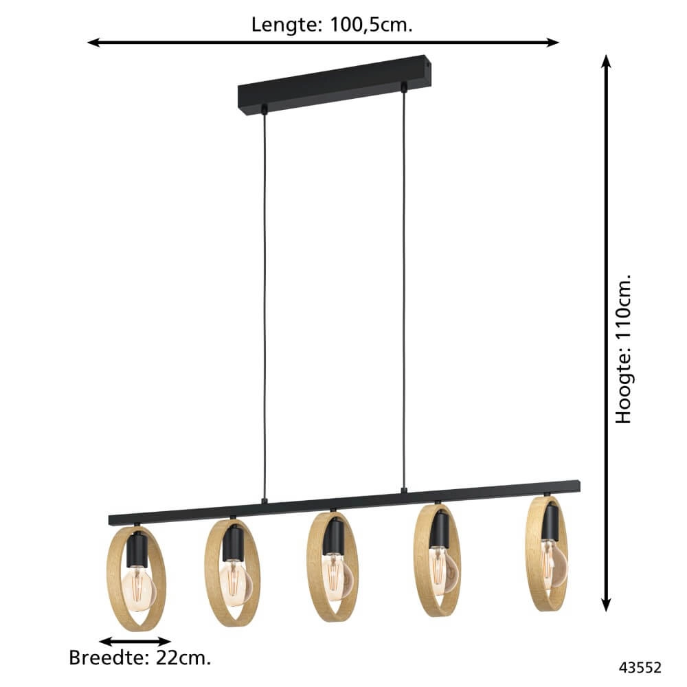 Eetkamer hanglamp Ipsden Eglo 9002759435523
