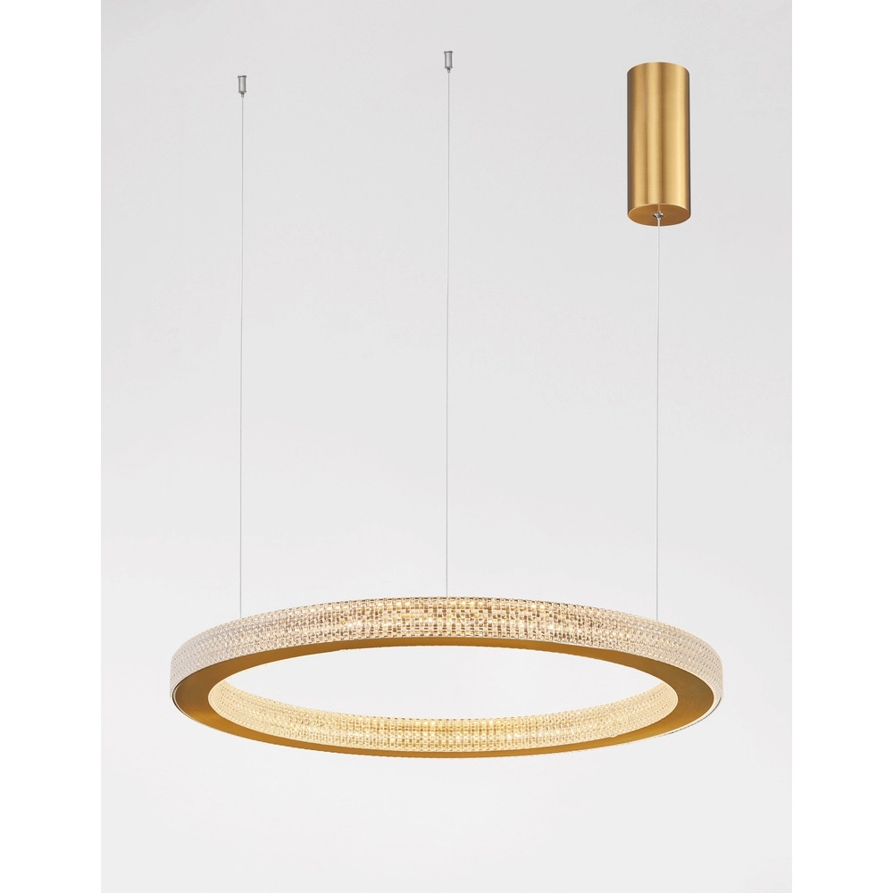 Hanglamp Fiore goud Ø 60cm Lyora 5212017424136