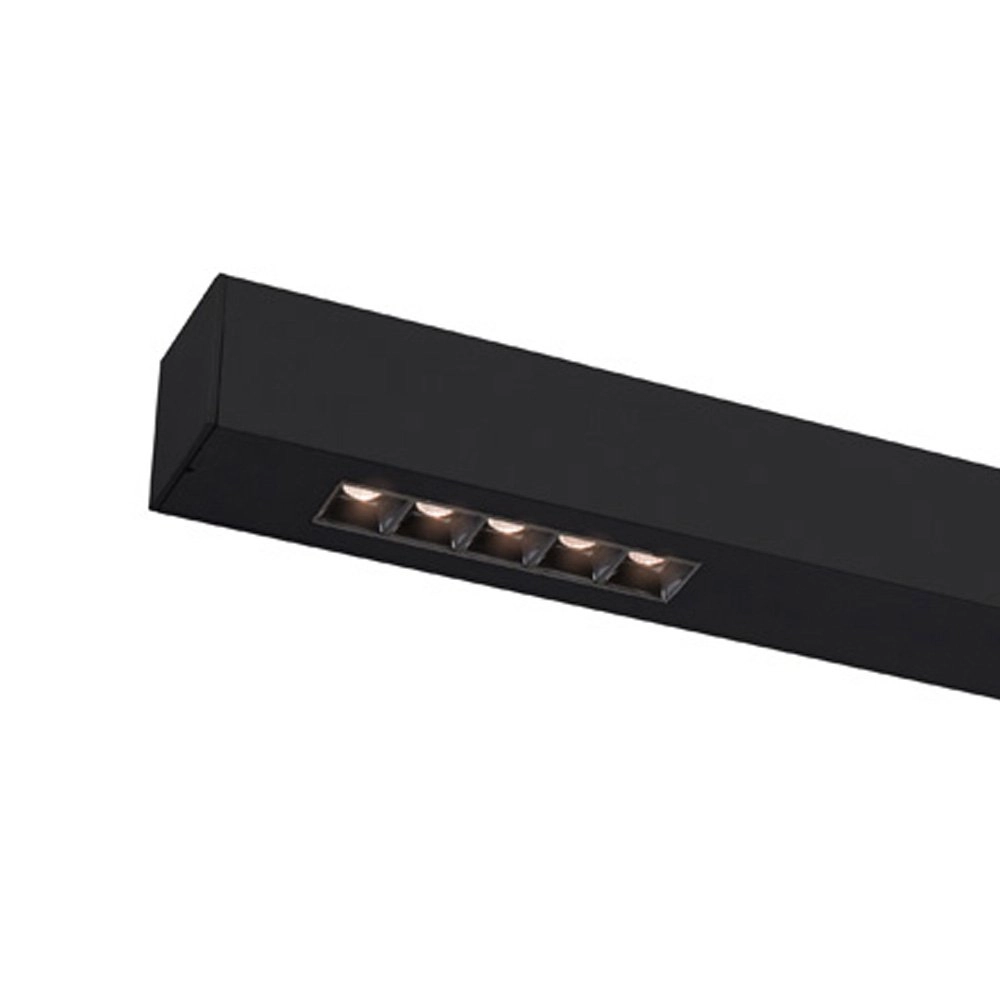 Plafondlamp Q-Line 100cm - 3000K zwart SLV 4024163189781
