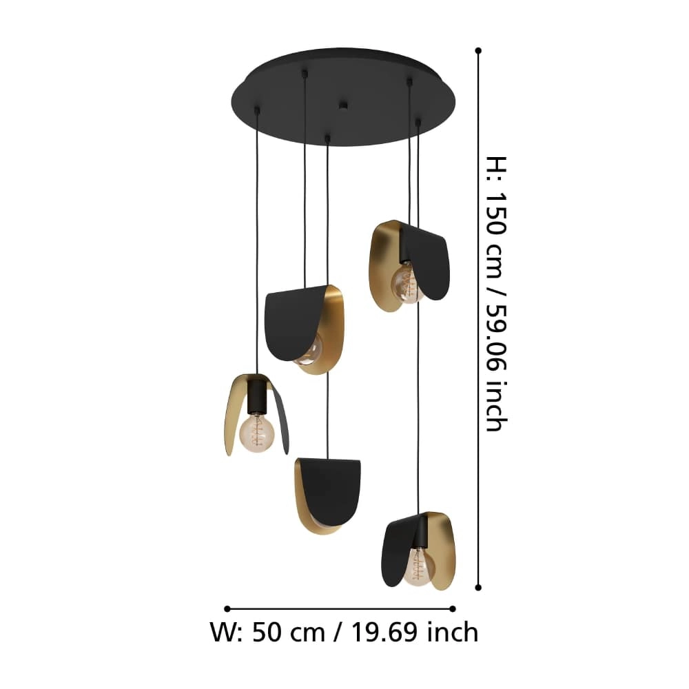 Vide hanglamp Serenara Ø 50cm Stars of Light 9008606242719