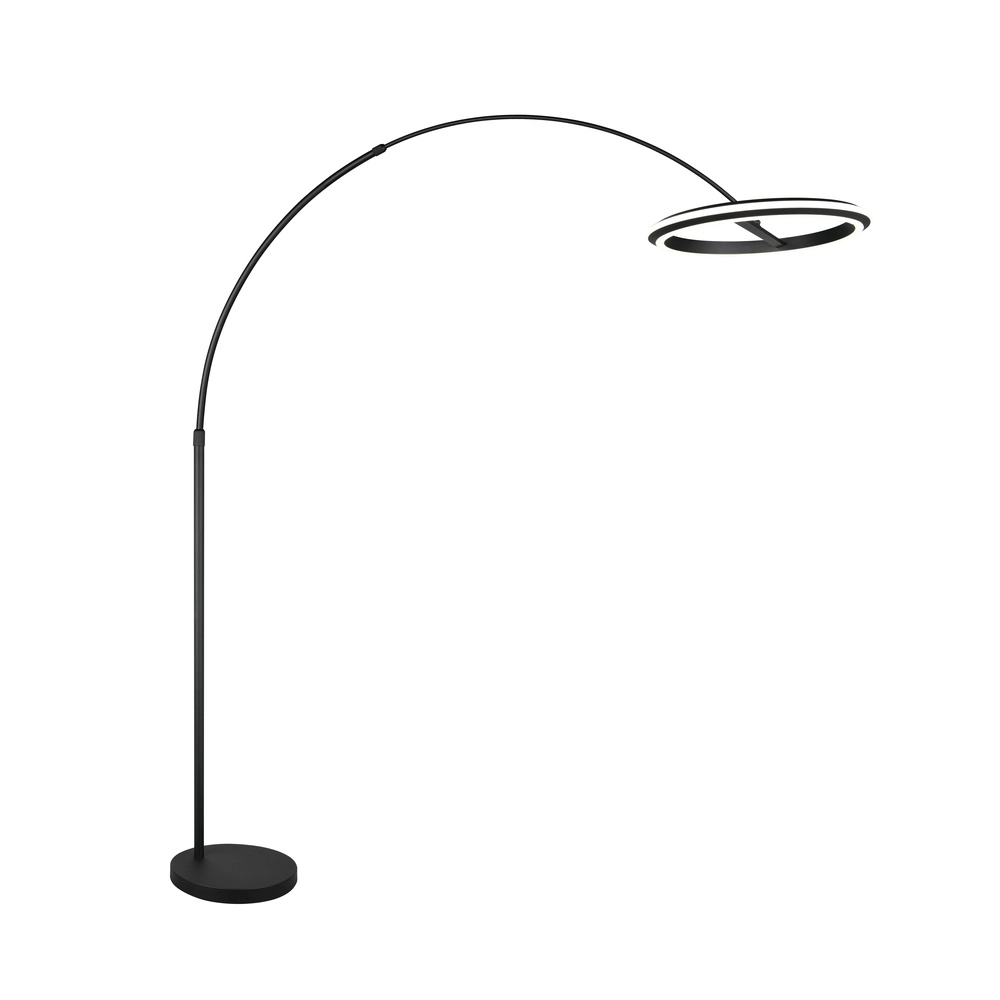 Vloerlamp Amador zwart Trio 4017807688160