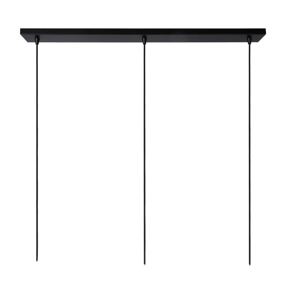 3-lichts hanglamp Nolan zwart Lucide 5411212302892