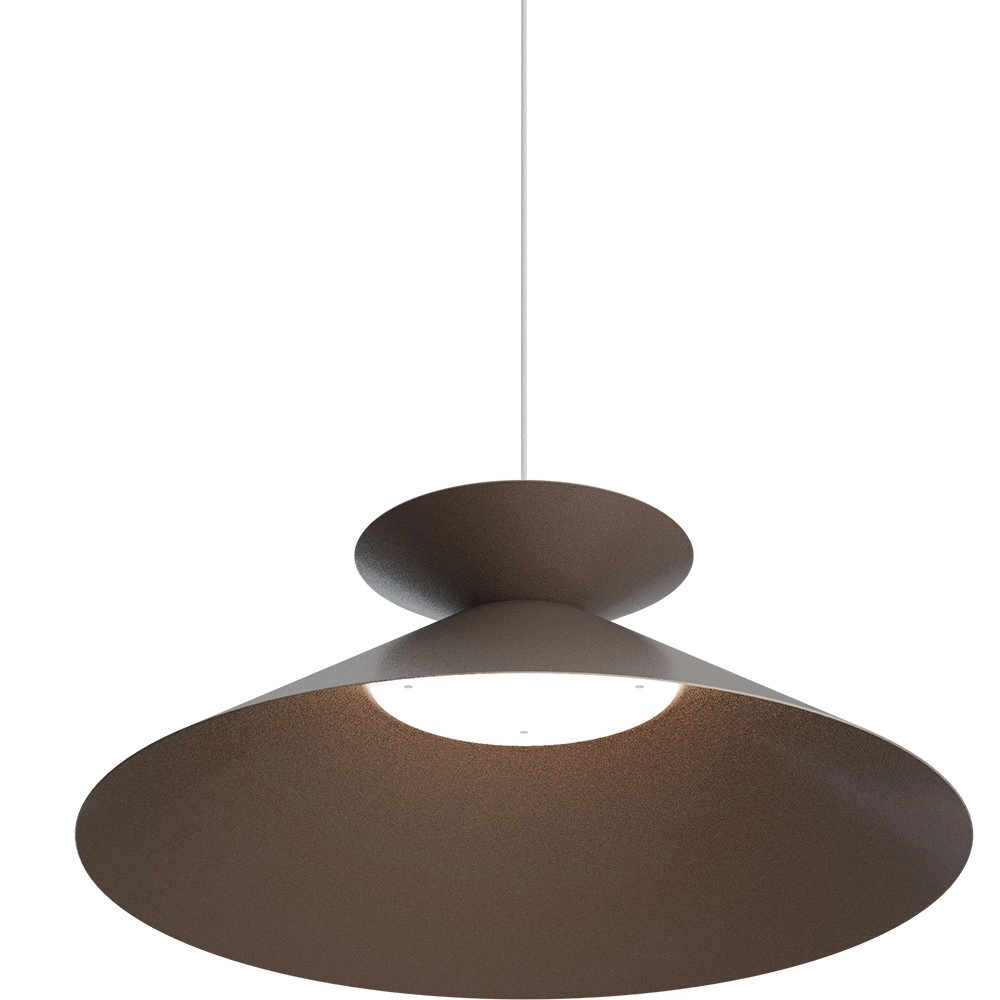Hanglamp Ceppo cacao bruin Ø 45cm met uplight Masterlight 8718121389646