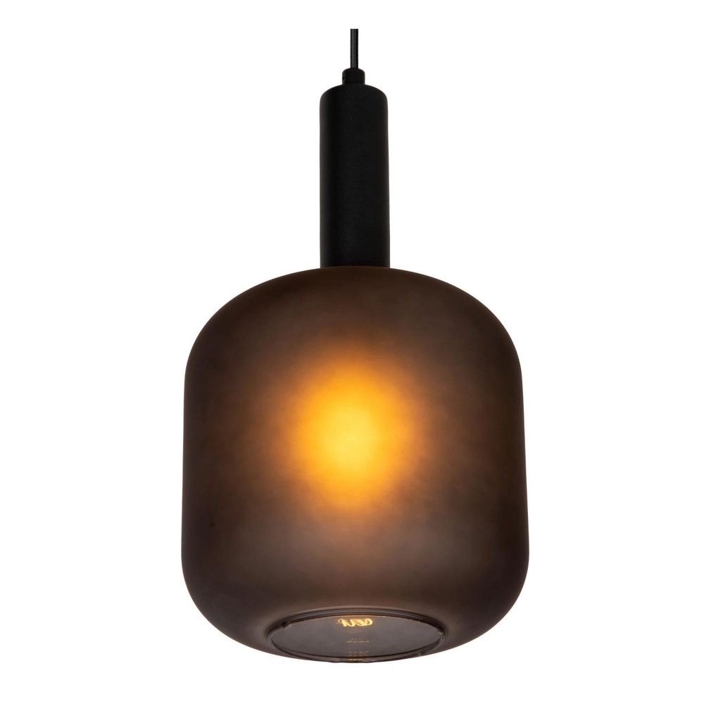 Zwarte hanglamp Eloise 3-lichts rond Lucide 5411212452467