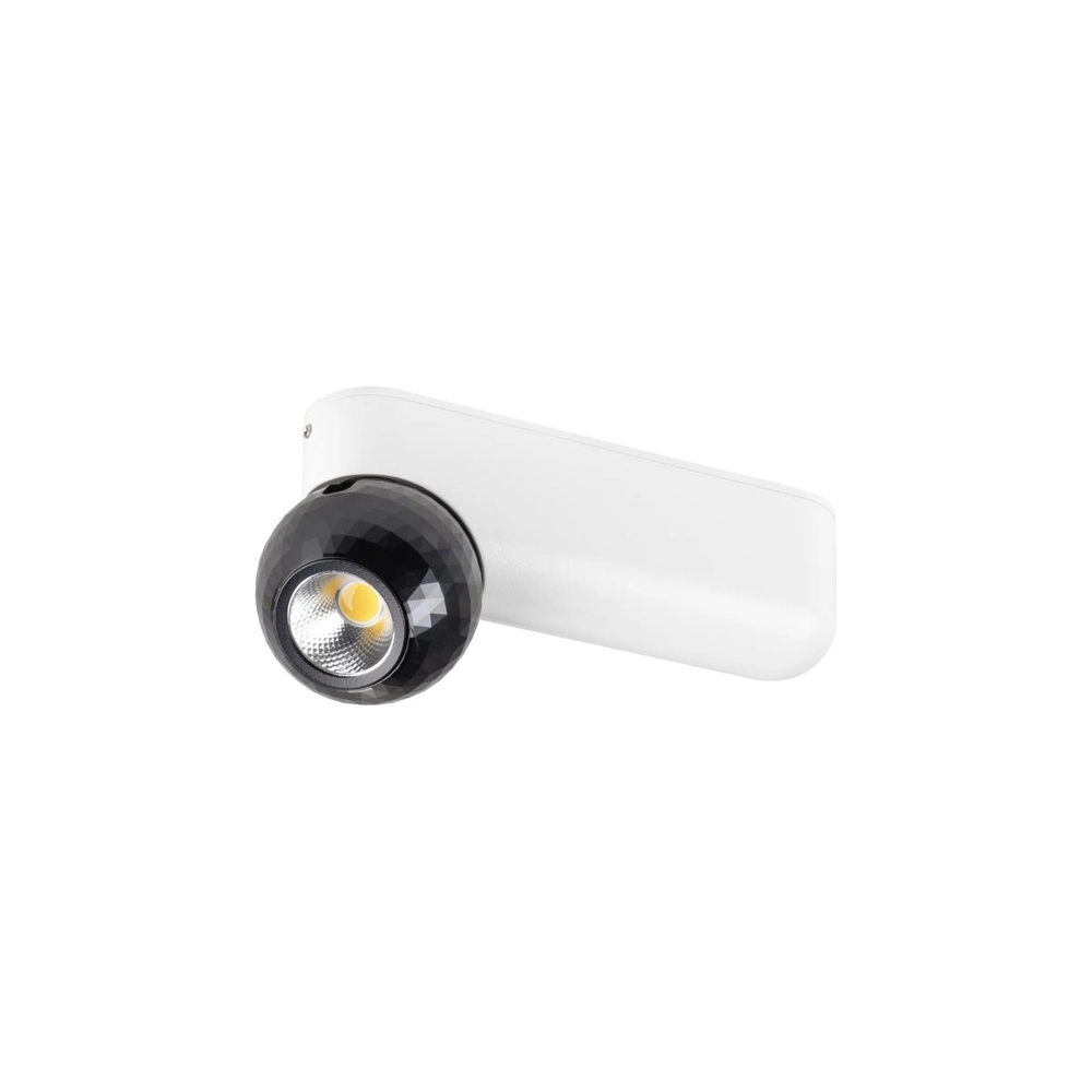 Plafondlamp Dysko wit met zwart enkel SLV 4024163317238