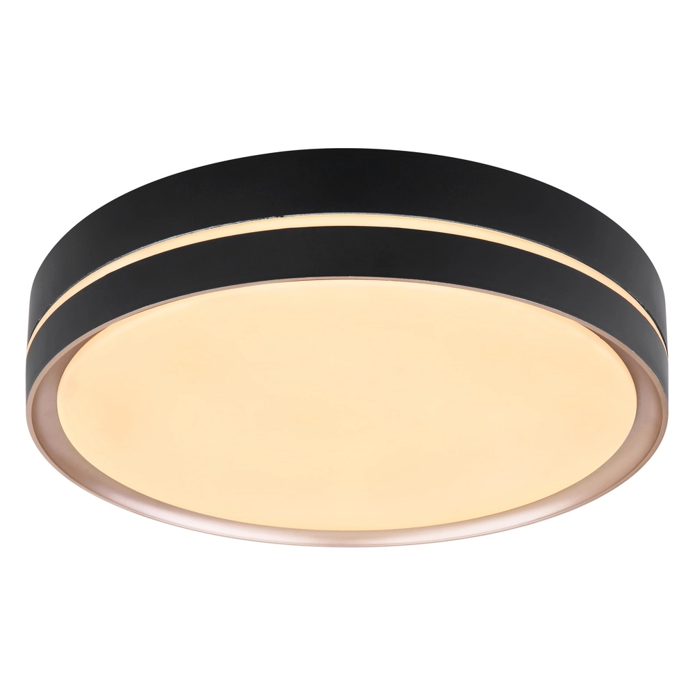 Design plafondlamp Manni zwart Ø 38,5cm Globo 9007371422159