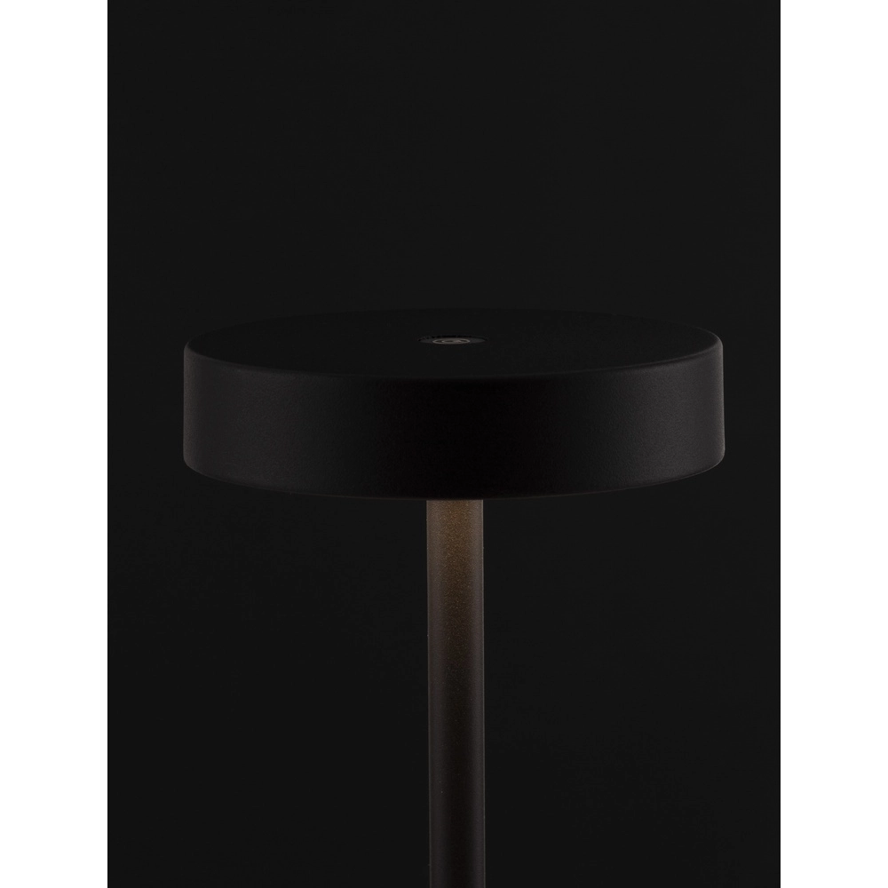 Design tafellamp Fumo oplaadbaar zwart Lyora 5212017434753