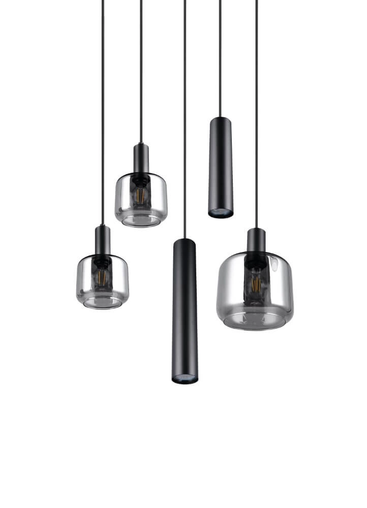 Vide hanglamp Mataro met pendels Trio 4017807612912