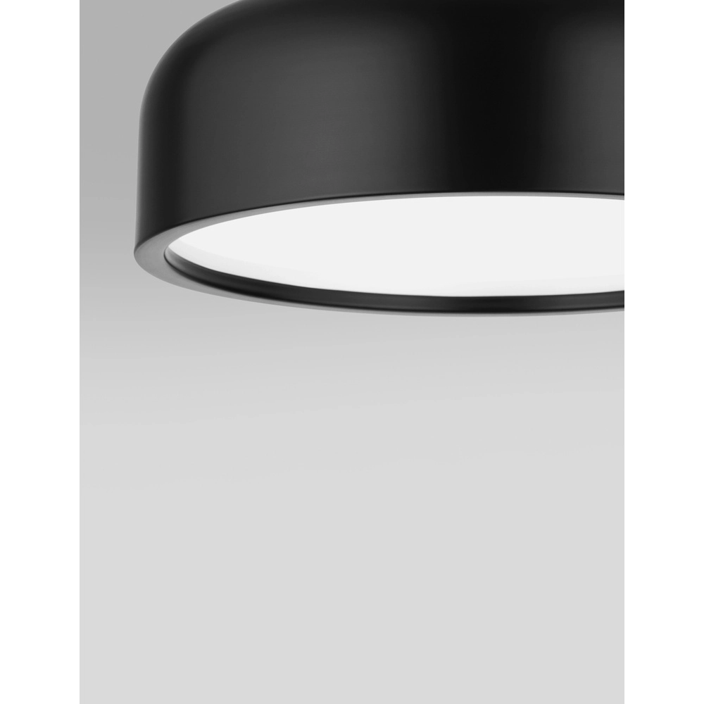 Design plafondlamp Perleto zwart Ø 35cm Lyora 5212017413925