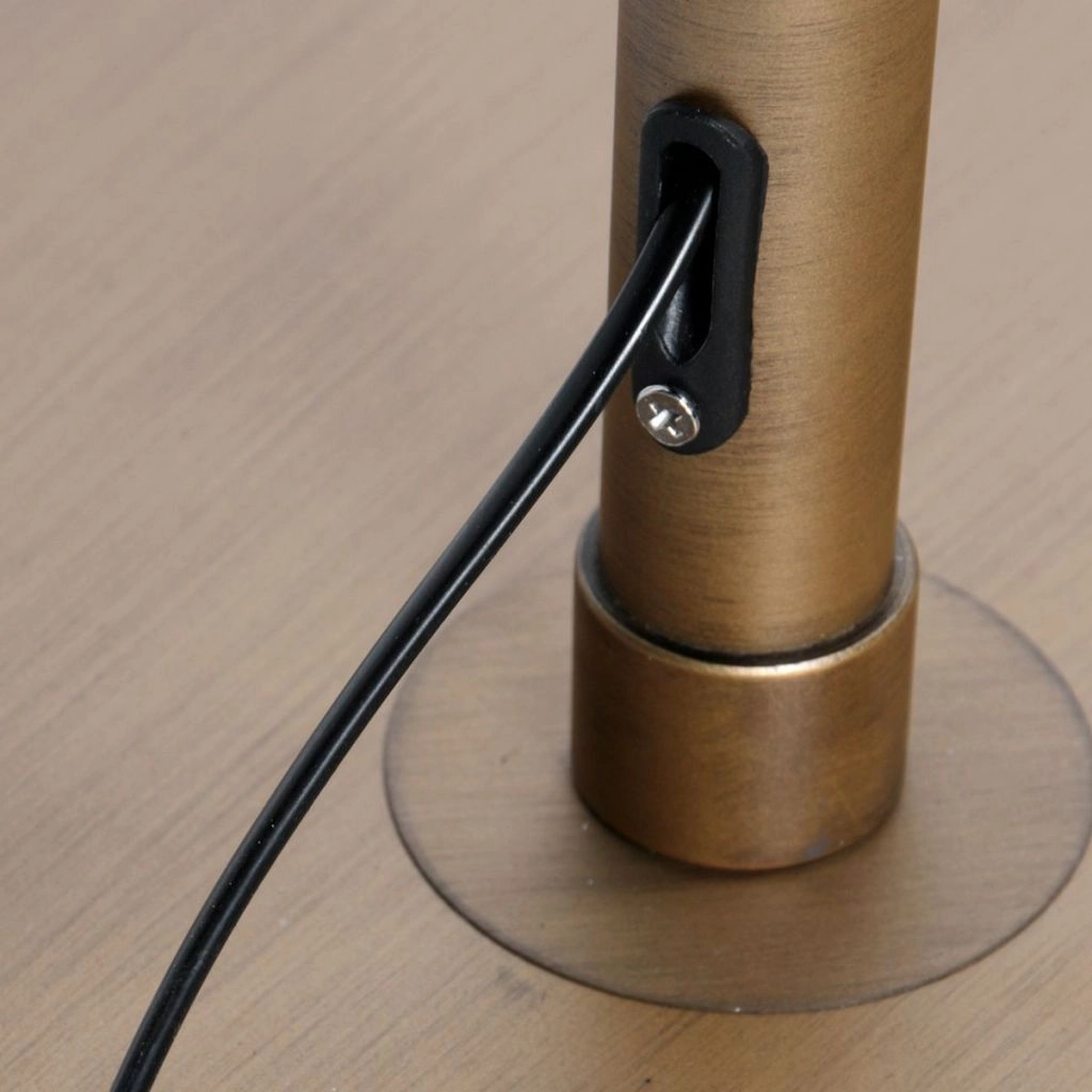 Bronzen vloerlamp Sparkled Light met kurk kap Ø50cm Steinhauer 8712746180381