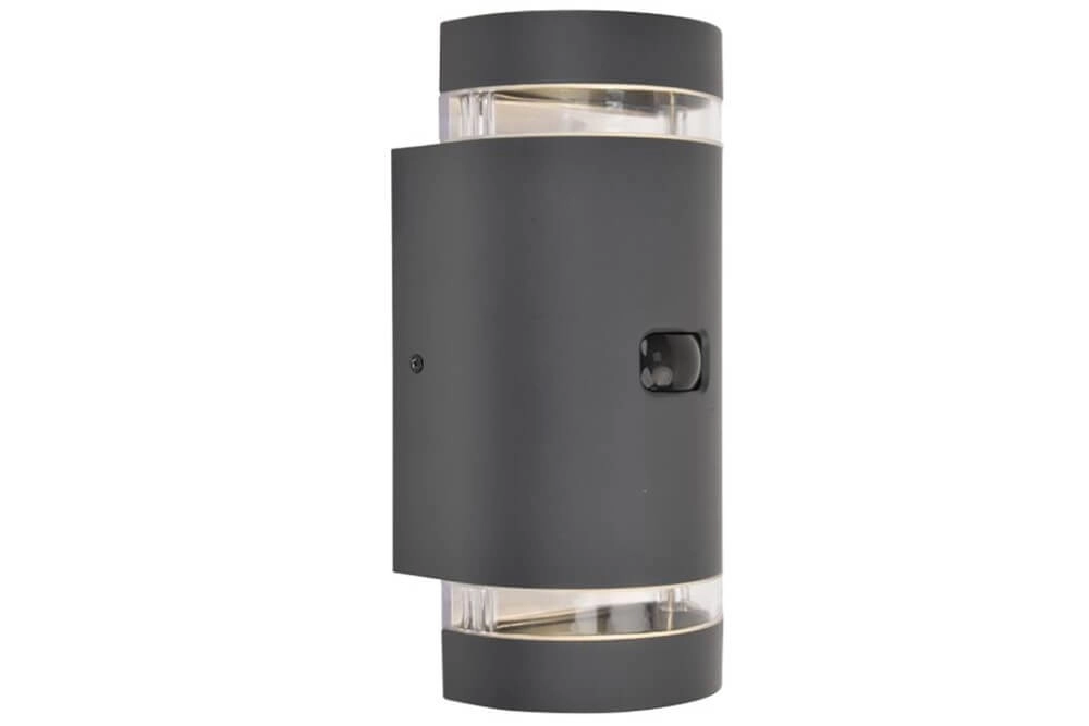 Design wandlamp Focus antraciet met sensor