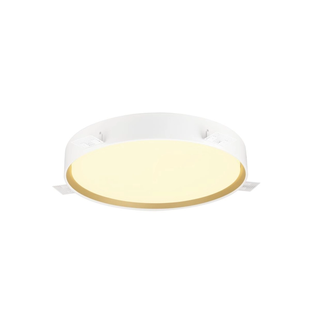 Plafondlamp Decona Ø 42cm wit met goud - 3000K/4000K SLV 4024163302937