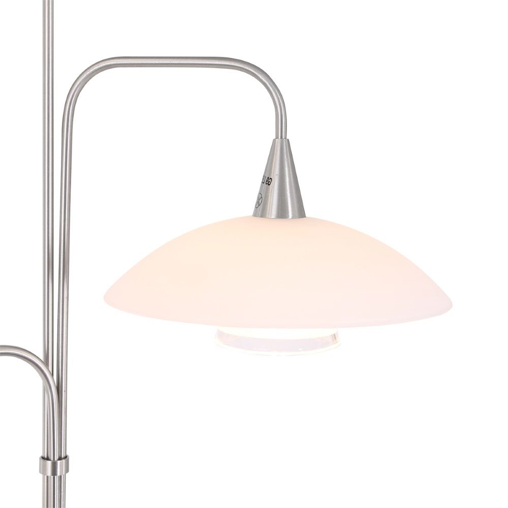 Moderne leeslamp Tallerken 3-lichts metaalgrijs Steinhauer 8712746132045