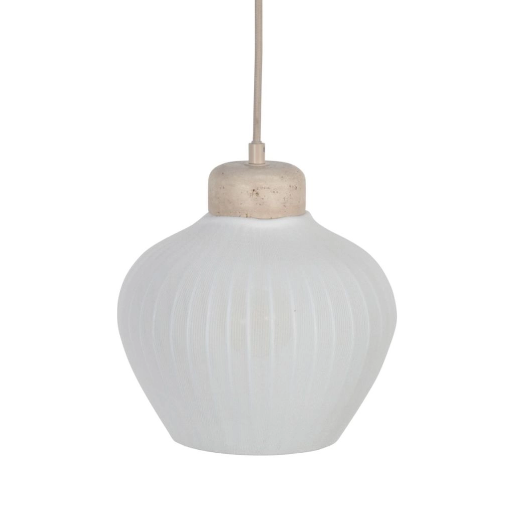 Hanglamp Travino zandbruin Ø21cm Steinhauer 8712746184365