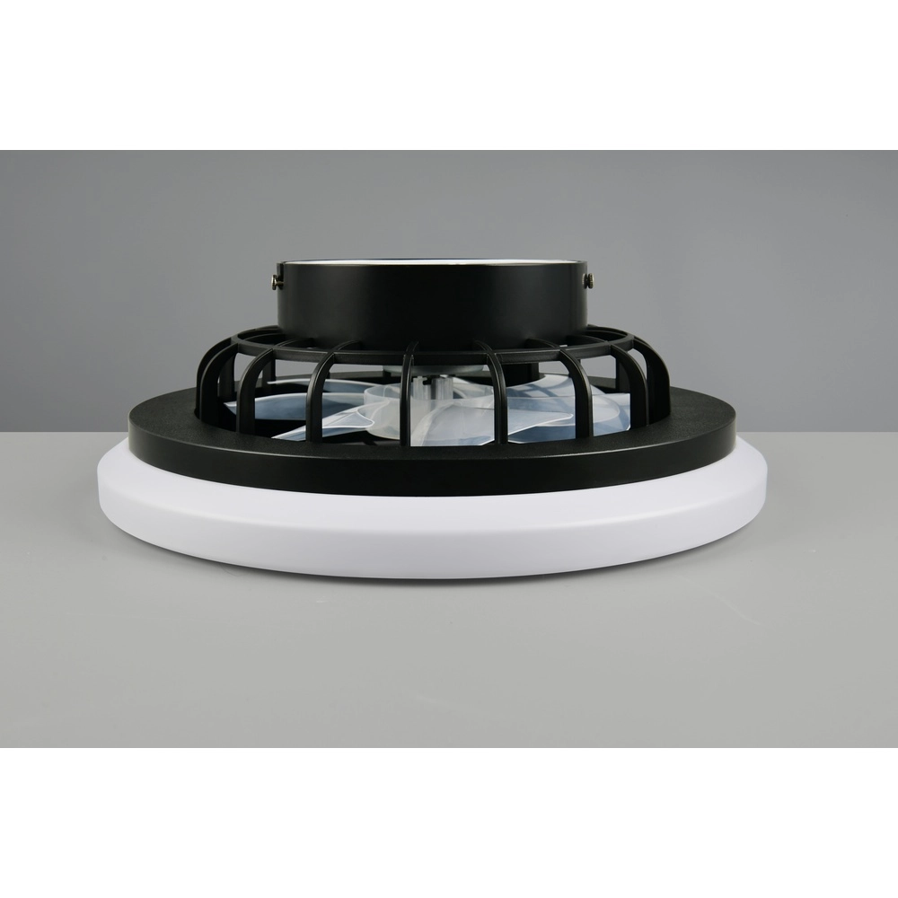 Plafondventilator Rotsund zwart Ø 38cm Trio 4017807693164