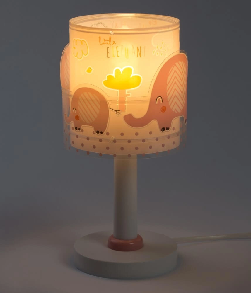 Kinderkamer tafellamp Little Elephant soft roze Dalber 8420406613314