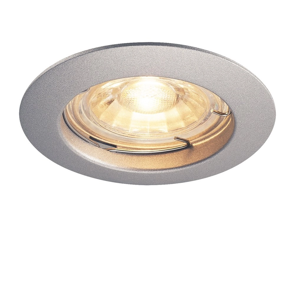 Plafond inbouwspot Pika grijs