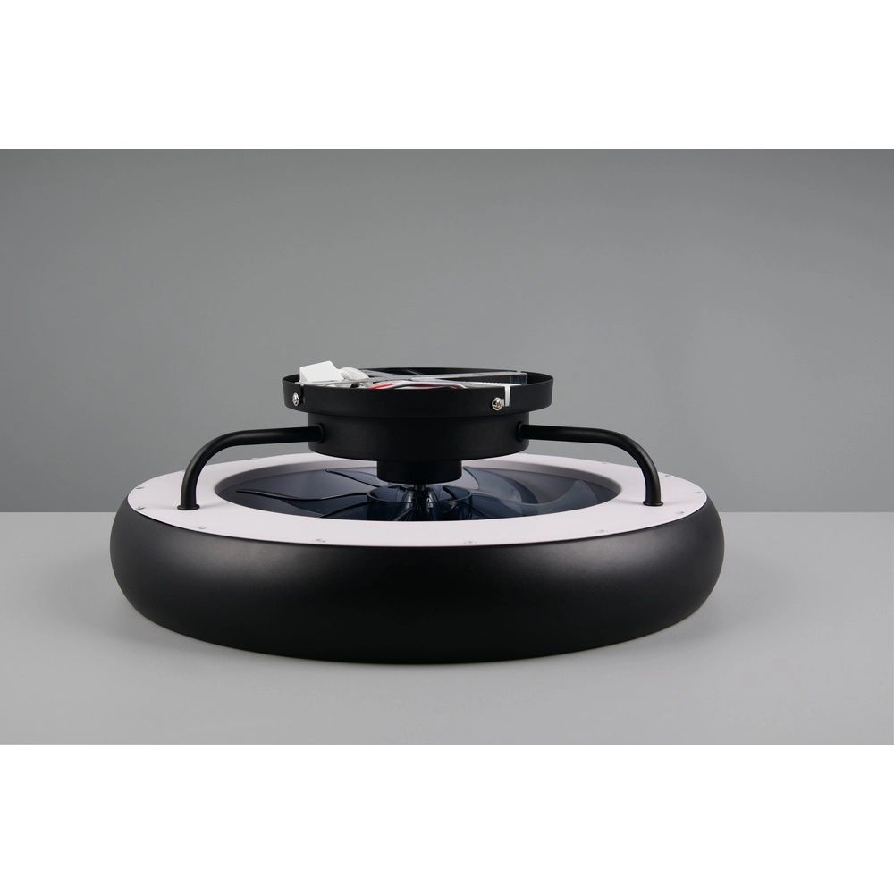 Strakke ventilator Muonio zwart Trio 4017807688221